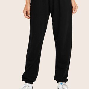 SET Active LIGHTWEIGHT SWEATS CLASSIC SWEATPANTS - ONYX Size SOnyx / S